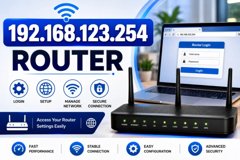 192.168.123.254 – Router Login, Setup & Troubleshooting