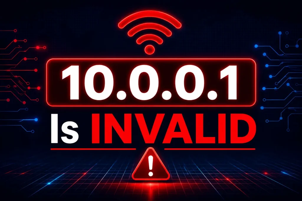 Why 10.0.0.0.1 Is Invalid